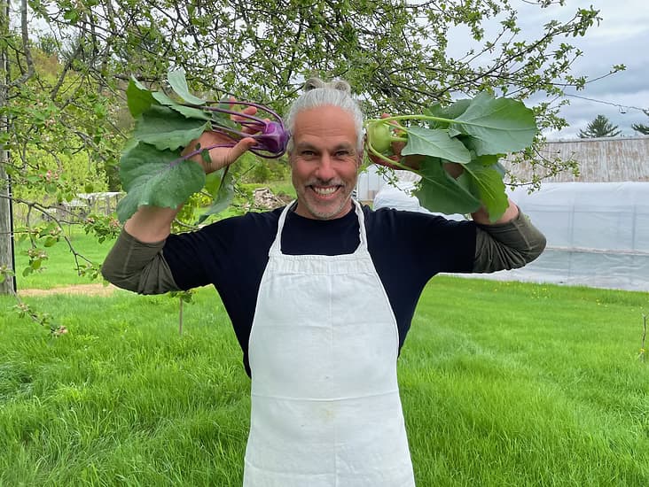 Notre salade pref de chou-rave & pomme verte!